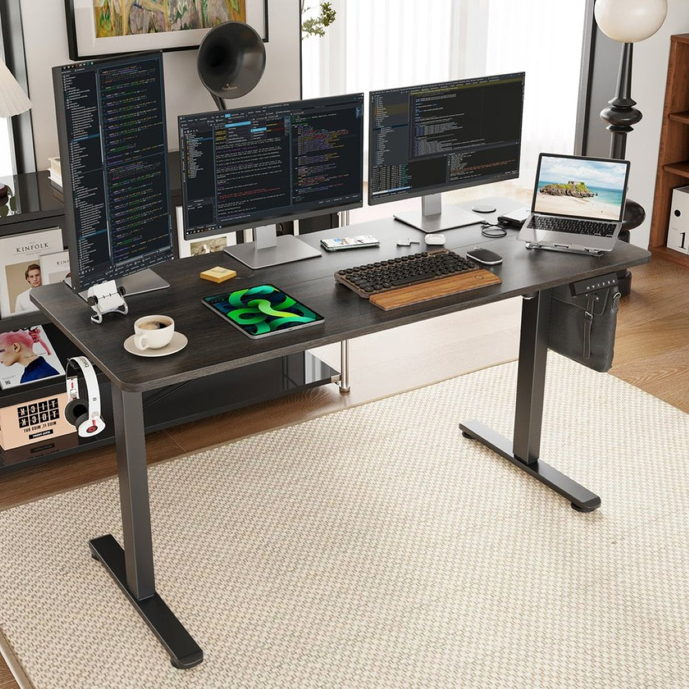 English Elm Stary Electric Standing Desk - Adjustable Height Sit-Stand Solution For Home Office Comfort & Style T3623P339396-GIGA