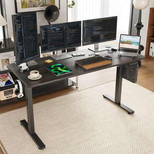 English Elm Stary Electric Standing Desk - Adjustable Height Sit-Stand Solution For Home Office Comfort & Style T3623P339396-GIGA