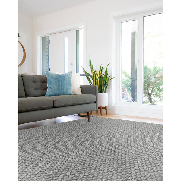 Capel Rugs Worthington Chic Boucle Design – Luxurious And Timeless Fashion Statement For Every Occasion Cool Grey 34% Wool,33% Nylon,33% Polyester 0209rs00240036300
