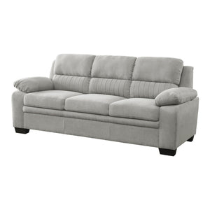 English Elm Hugh Channel Tufted Polyester Sofa with Pocket Coil Cushions for Contemporary Living B056P416895