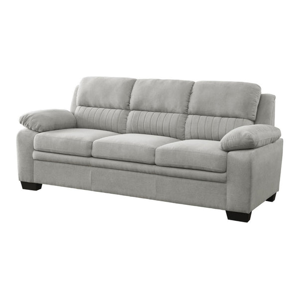 English Elm Hugh Channel Tufted Polyester Sofa with Pocket Coil Cushions for Contemporary Living B056P416895