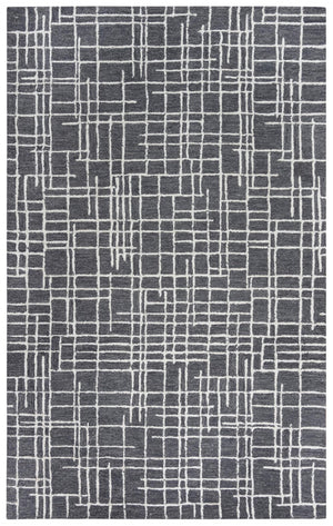 Alora Decor Classic Gray Hand-Tufted Wool-Viscose Rug — Modern Minimalist Rectangle With Soft Texture And Sheen 8'9" x 11'9" 02102110100168919