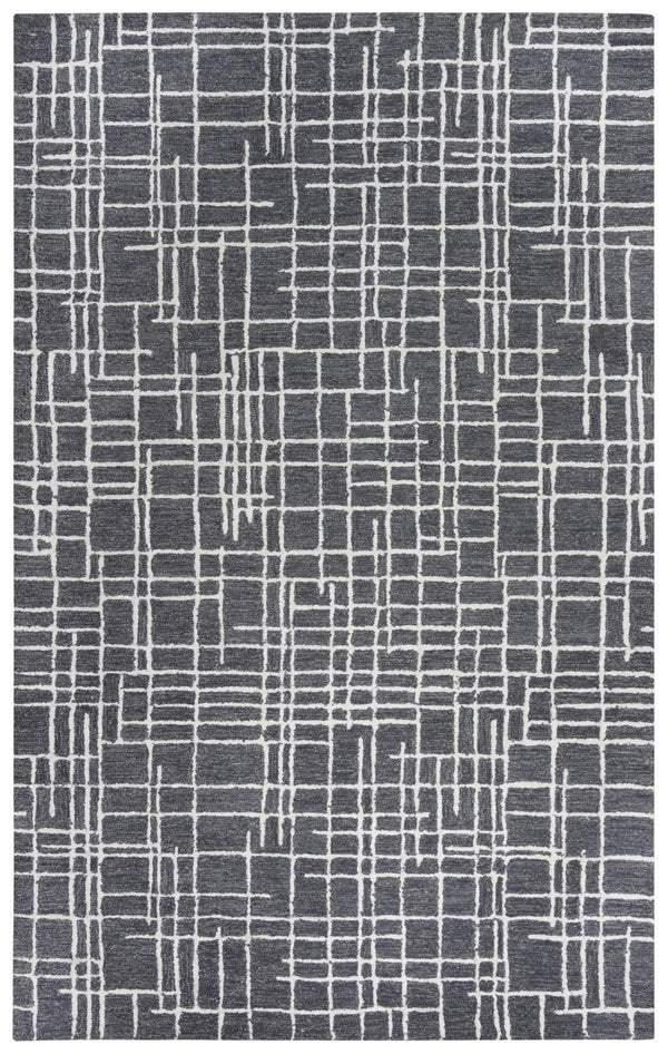 Alora Decor Classic Gray Hand-Tufted Wool-Viscose Rug — Modern Minimalist Rectangle With Soft Texture And Sheen 8'9" x 11'9" 02102110100168919