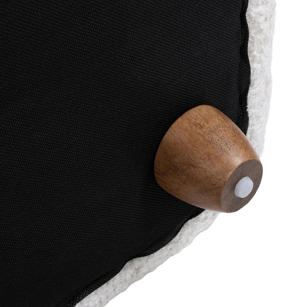 English Elm Jennifer Taylor Home - Sharon 84" Puffy Arm Sofa in Alpaca Off-White Chenille—Pet-Friendly, Removable Cushions, Durable Support B2719P238353