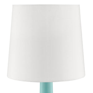 English Elm 17.25" Cheru Modern Mid-Century Touch Table Lamp – Powdered Metal Finish, 3-Way Touch-On, Sleek Decor Green B072116250