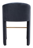 Emas Barstool Midnight Gray 109991 Zuo Modern