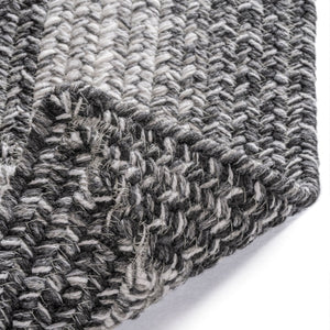 Capel Rugs Sturbridge Elegant Banded Braided Area Rug - Colonial Inspired Design With Modern All-weather Appeal Coventry Gray, Multicolor 100% Polypropylene 0223qs00240036300