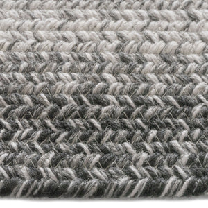 Capel Rugs Sturbridge Elegant Banded Braided Area Rug - Colonial Inspired Design With Modern All-weather Appeal Coventry Gray, Multicolor 100% Polypropylene 0223qs00240036300