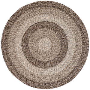 Capel Rugs Sturbridge Elegant Banded Braided Area Rug - Colonial Inspired Design With Modern All-weather Appeal Berkshire Brown, Tan 100% Polypropylene 0223cs0036700