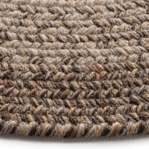 Capel Rugs Sturbridge Elegant Banded Braided Area Rug - Colonial Inspired Design With Modern All-weather Appeal Berkshire Brown, Tan 100% Polypropylene 0223cs0036700