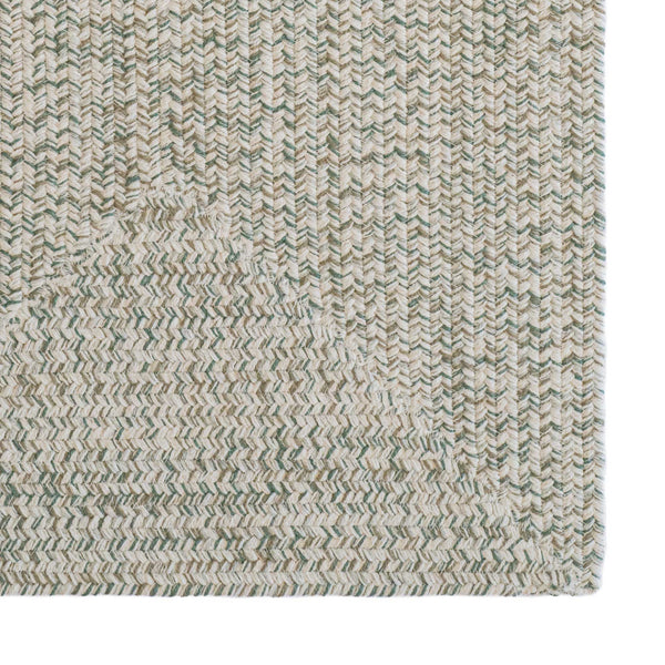 Capel Rugs Stockton Textured Polypropylene Area Rug - Traditional Style With Easy Care & All Weather Performance Light Green, Ivory 100% Polypropylene 0224qs00240036225