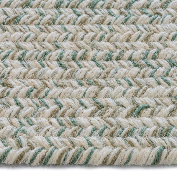 Capel Rugs Stockton Textured Polypropylene Area Rug - Traditional Style With Easy Care & All Weather Performance Light Green, Ivory 100% Polypropylene 0224qs00240036225