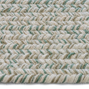 Capel Rugs Stockton Textured Polypropylene Area Rug - Traditional Style With Easy Care & All Weather Performance Light Green, Ivory 100% Polypropylene 0224qs00240800225