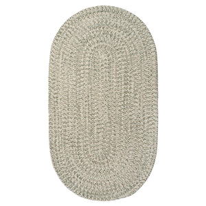 Capel Rugs Stockton Textured Polypropylene Area Rug - Traditional Style With Easy Care & All Weather Performance Light Green, Ivory 100% Polypropylene 0224vs00240800225
