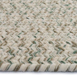Capel Rugs Stockton Textured Polypropylene Area Rug - Traditional Style With Easy Care & All Weather Performance Light Green, Ivory 100% Polypropylene 0224vs03000500225