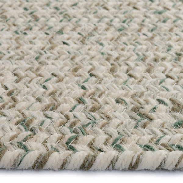 Capel Rugs Stockton Textured Polypropylene Area Rug - Traditional Style With Easy Care & All Weather Performance Light Green, Ivory 100% Polypropylene 0224vs03000500225