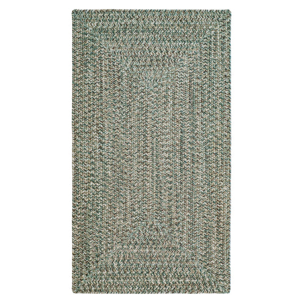 Capel Rugs Stockton Textured Polypropylene Area Rug - Traditional Style With Easy Care & All Weather Performance Medium Green 100% Polypropylene 0224qs03000500250