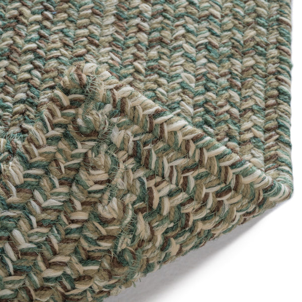 Capel Rugs Stockton Textured Polypropylene Area Rug - Traditional Style With Easy Care & All Weather Performance Medium Green 100% Polypropylene 0224qs03000500250