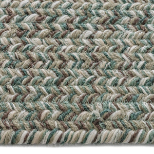 Capel Rugs Stockton Textured Polypropylene Area Rug - Traditional Style With Easy Care & All Weather Performance Medium Green 100% Polypropylene 0224qs00240800250