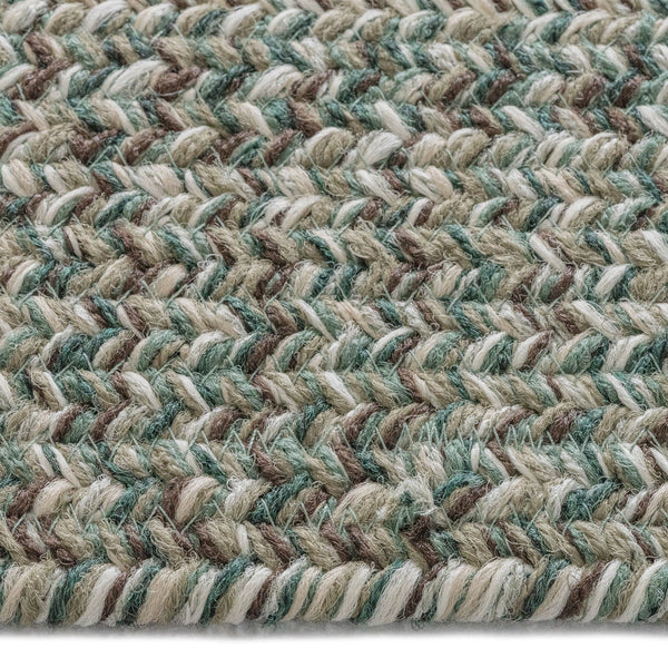 Capel Rugs Stockton Textured Polypropylene Area Rug - Traditional Style With Easy Care & All Weather Performance Medium Green 100% Polypropylene 0224qs00240800250