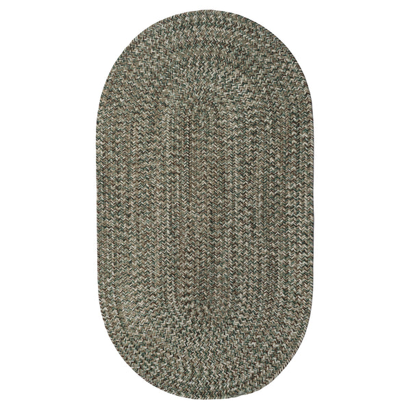 Capel Rugs Stockton Textured Polypropylene Area Rug - Traditional Style With Easy Care & All Weather Performance Medium Green 100% Polypropylene 0224vs00200030250
