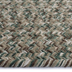 Capel Rugs Stockton Textured Polypropylene Area Rug - Traditional Style With Easy Care & All Weather Performance Medium Green 100% Polypropylene 0224vs00200030250