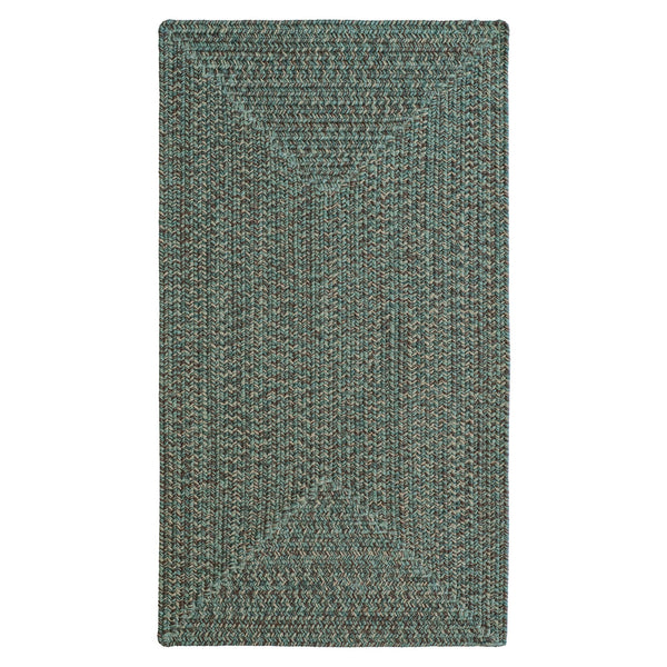 Capel Rugs Stockton Textured Polypropylene Area Rug - Traditional Style With Easy Care & All Weather Performance Dark Green 100% Polypropylene 0224qs00200030275