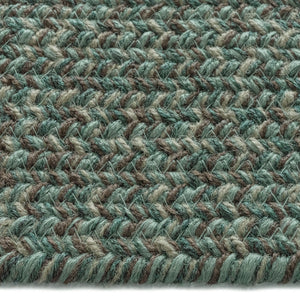 Capel Rugs Stockton Textured Polypropylene Area Rug - Traditional Style With Easy Care & All Weather Performance Dark Green 100% Polypropylene 0224qs00270048275