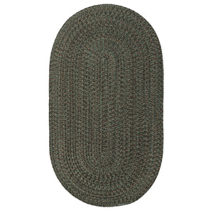 Capel Rugs Stockton Textured Polypropylene Area Rug - Traditional Style With Easy Care & All Weather Performance Dark Green 100% Polypropylene 0224vs00200030275
