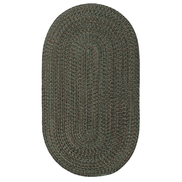 Capel Rugs Stockton Textured Polypropylene Area Rug - Traditional Style With Easy Care & All Weather Performance Dark Green 100% Polypropylene 0224vs00200030275
