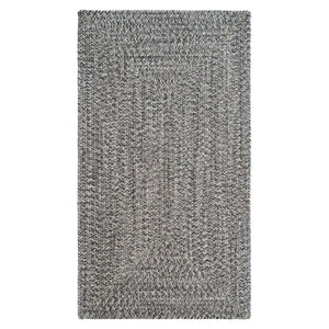 Capel Rugs Stockton Textured Polypropylene Area Rug - Traditional Style With Easy Care & All Weather Performance Medium Gray 100% Polypropylene 0224qs00240800350
