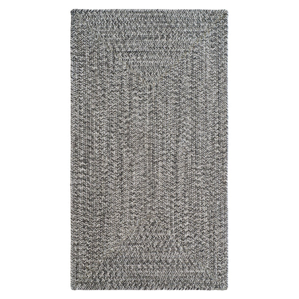 Capel Rugs Stockton Textured Polypropylene Area Rug - Traditional Style With Easy Care & All Weather Performance Medium Gray 100% Polypropylene 0224qs00240800350