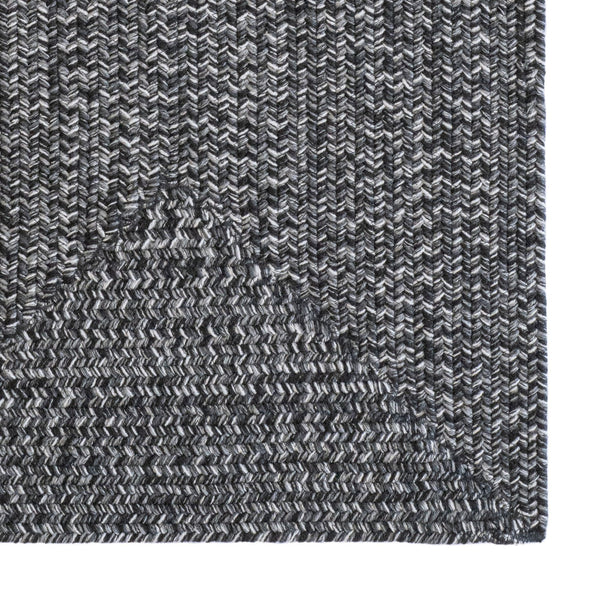 Capel Rugs Stockton Textured Polypropylene Area Rug - Traditional Style With Easy Care & All Weather Performance Dark Gray 100% Polypropylene 0224qs00240036375