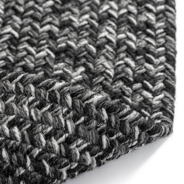 Capel Rugs Stockton Textured Polypropylene Area Rug - Traditional Style With Easy Care & All Weather Performance Dark Gray 100% Polypropylene 0224vs00240036375