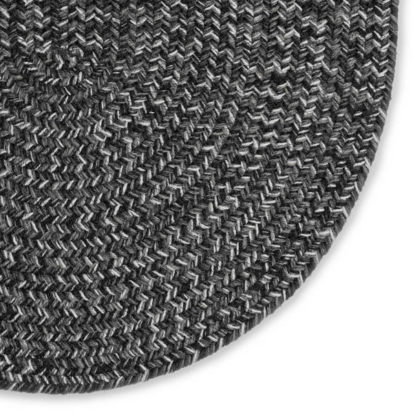 Capel Rugs Stockton Textured Polypropylene Area Rug - Traditional Style With Easy Care & All Weather Performance Dark Gray 100% Polypropylene 0224vs00240036375