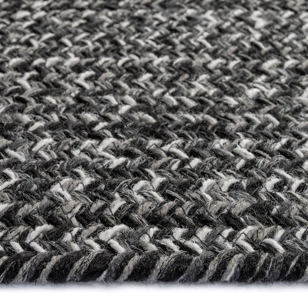 Capel Rugs Stockton Textured Polypropylene Area Rug - Traditional Style With Easy Care & All Weather Performance Dark Gray 100% Polypropylene 0224vs00270048375