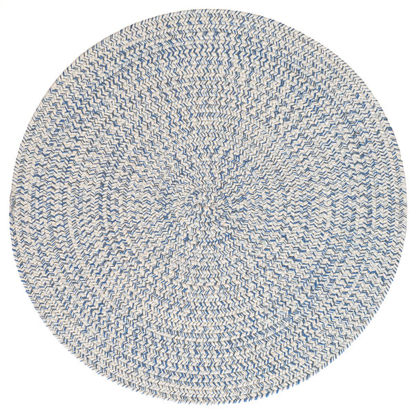 Capel Rugs Stockton Textured Polypropylene Area Rug - Traditional Style With Easy Care & All Weather Performance Light Blue, Ivory 100% Polypropylene 0224cs0036425