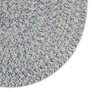 Capel Rugs Stockton Textured Polypropylene Area Rug - Traditional Style With Easy Care & All Weather Performance Light Blue, Ivory 100% Polypropylene 0224vs00270048425