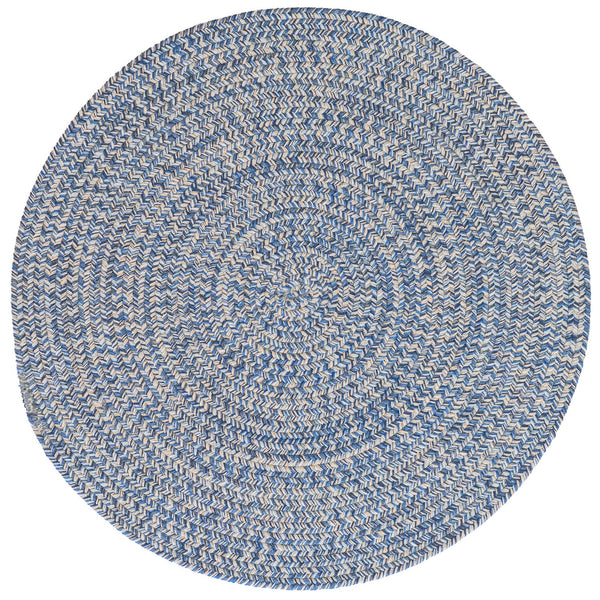 Capel Rugs Stockton Textured Polypropylene Area Rug - Traditional Style With Easy Care & All Weather Performance Medium Blue 100% Polypropylene 0224cs0036450