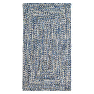 Capel Rugs Stockton Textured Polypropylene Area Rug - Traditional Style With Easy Care & All Weather Performance Medium Blue 100% Polypropylene 0224qs00240800450