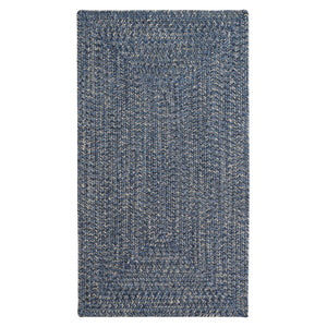Capel Rugs Stockton Textured Polypropylene Area Rug - Traditional Style With Easy Care & All Weather Performance Dark Blue 100% Polypropylene 0224qs00360036475