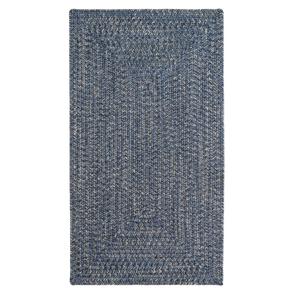 Capel Rugs Stockton Textured Polypropylene Area Rug - Traditional Style With Easy Care & All Weather Performance Dark Blue 100% Polypropylene 0224qs03000500475