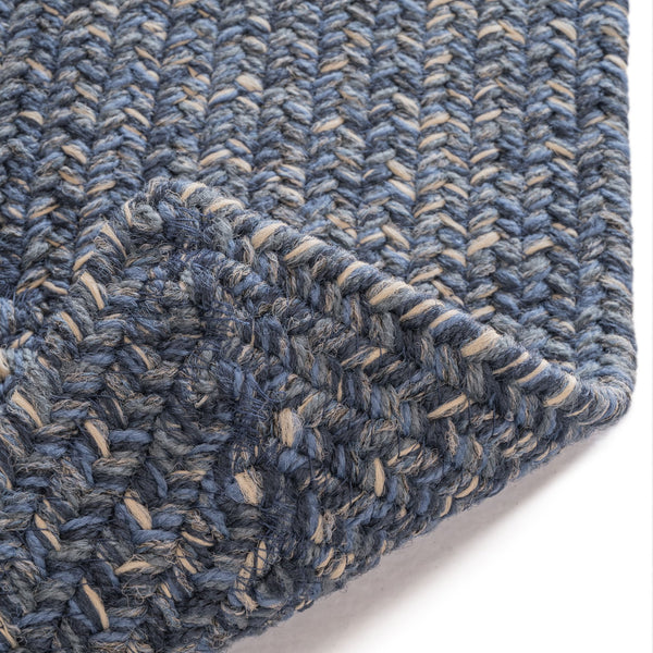 Capel Rugs Stockton Textured Polypropylene Area Rug - Traditional Style With Easy Care & All Weather Performance Dark Blue 100% Polypropylene 0224qs00270048475