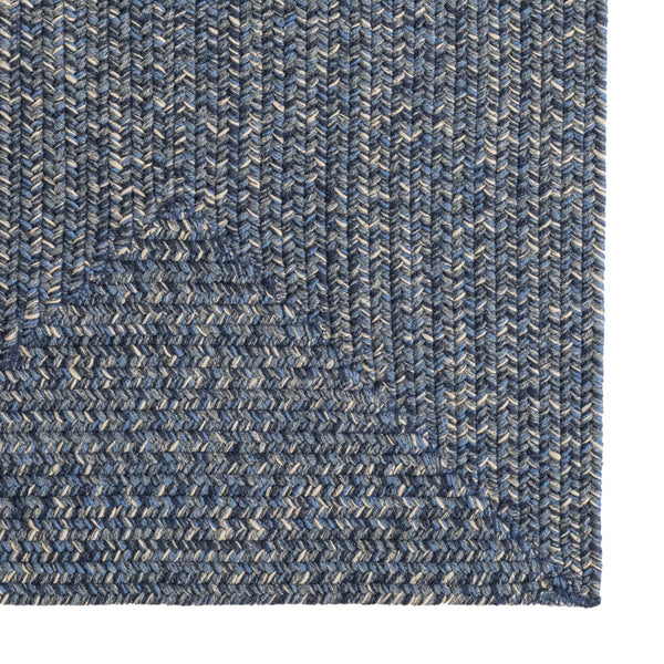 Capel Rugs Stockton Textured Polypropylene Area Rug - Traditional Style With Easy Care & All Weather Performance Dark Blue 100% Polypropylene 0224qs00270048475