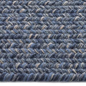 Capel Rugs Stockton Textured Polypropylene Area Rug - Traditional Style With Easy Care & All Weather Performance Dark Blue 100% Polypropylene 0224qs03000500475