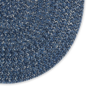 Capel Rugs Stockton Textured Polypropylene Area Rug - Traditional Style With Easy Care & All Weather Performance Dark Blue 100% Polypropylene 0224vs00240800475