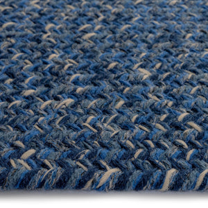 Capel Rugs Stockton Textured Polypropylene Area Rug - Traditional Style With Easy Care & All Weather Performance Dark Blue 100% Polypropylene 0224vs03000500475