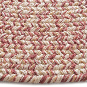 Capel Rugs Stockton Textured Polypropylene Area Rug - Traditional Style With Easy Care & All Weather Performance Light Red, Ivory 100% Polypropylene 0224cs0036525