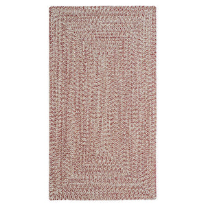 Capel Rugs Stockton Textured Polypropylene Area Rug - Traditional Style With Easy Care & All Weather Performance Light Red, Ivory 100% Polypropylene 0224qs00240800525