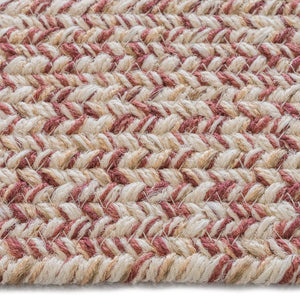 Capel Rugs Stockton Textured Polypropylene Area Rug - Traditional Style With Easy Care & All Weather Performance Light Red, Ivory 100% Polypropylene 0224qs00270048525